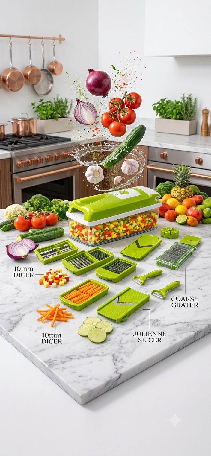 12 in 1 Multi-Purpose Vegetable and Fruit Chopper